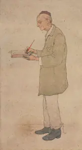Sardesai, N.R. (Artist). Standing Gentleman, 1930 | Painting