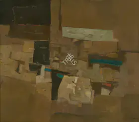 Ramkumar (Artist). Untitled (Benares), 1966 | Painting
