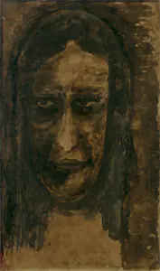 Tagore, Rabindranath (Artist). Portrait, 1936 | Painting