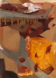 Sharma, Nataraj (Artist). Polytechnic Bridge / Roadmakers, 1994 | Painting