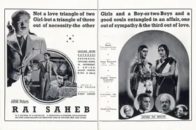 Desai, Chhotubhai B. (Producer), Rai Saheb, 1942 | Advertisement