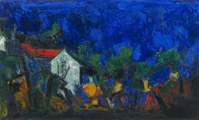 Raza, S.H. (Artist). Untitled, 1956 | Painting
