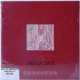 Ambadas (Artist) and Rebekah Burr (Editor and Design). Ambadas, 1997 | Solo Exhibition Catalogue | 00875348