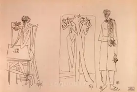 Sadequain (Artist). Untitled, 1962 | Drawing