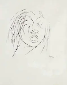 Mehta, Tyeb (Artist). Untitled, 1996 | Drawing