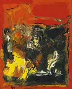 Raza, S.H. (Artist). Summer, 1963 | Painting