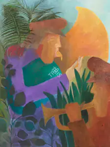 Khanna, Krishen (Artist). Bandwallas in a Forest, 2005 | Painting
