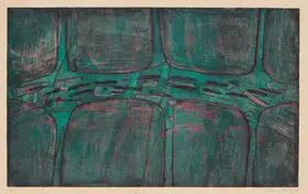 Hashmi, Zarina (Artist). Flight I, 1966 | Graphic Art