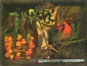 Raza, S.H. (Artist). Cantique, 1971 | Painting