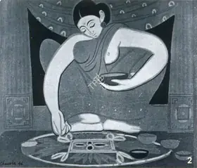 Chavda, Shiavax (Artist). Rangoli, 1946 | Painting
