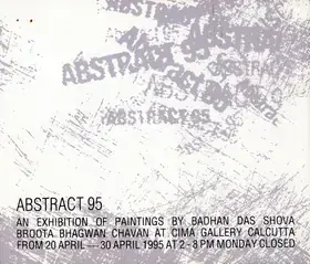 Centre of International Modern Art (Organiser). Abstract 95, 1995 | Group Exhibition Invitation | 00858738