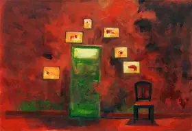 Paul, Abhijit (Artist). Outside of A Room, n.d. | Painting