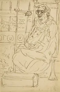 Bose, Nandalal (Artist). Untitled, 1922 | Drawing