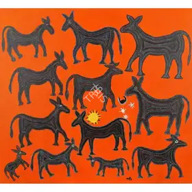 Bai, Lado (Artist). Untitled (Gond Art), n.d. | Painting