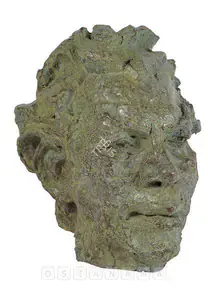 Chowdhury, S. Roy (Artist). Bust Of Ramkinkar Baij, n.d. | Sculpture