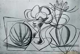 Keyt, George (Artist). Still Life, 1945 | Sketch