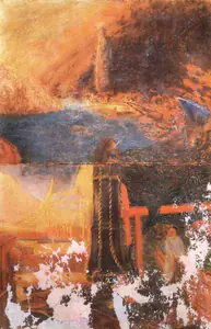 Sundaram, Vivan (Artist). Chinese junk with Dreaming Sea-men, 1987 | Painting