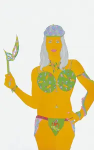 Sharma, Dileep (Artist). Dragon Woman, 2008 | Painting