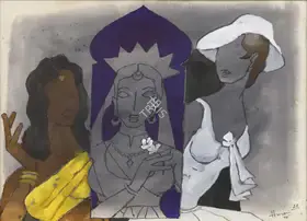 Husain, M.F. (Artist). Untitled, 1997 | Painting