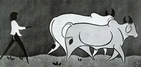 Chavda, Shiavax (Artist). Homeward, 1946 | Painting