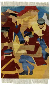 Khanna, Krishen (Artist). Hand-Knotted Carpet, n.d. | Graphic Art