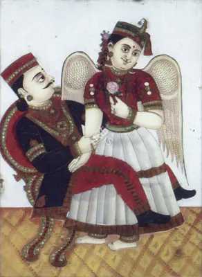 Tanjore School (Artist). The Nawab and His Lover, n.d. | Painting