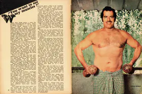 Bharathi, N. (Interviewer). "You want to see my muscles?". In <i>Sunday.</i> 29 July 1973 | Conversation | 00802284