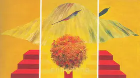 Swaminathan, J. (Artist). Untitled (Bird, Tree And Mountain Series), 1980 | Painting