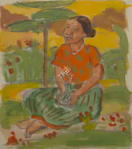 Hebbar, K.K. (Artist). Untitled, 1930s | Painting