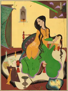Raiba, A.A. (Artist). Untitled, 1949 | Painting