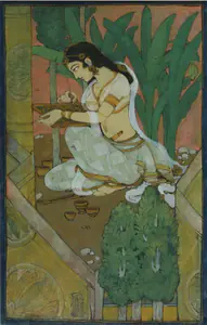 Vijaiwargiya, Ramgopal (Artist). Untitled (Dhanashree), n.d. | Painting
