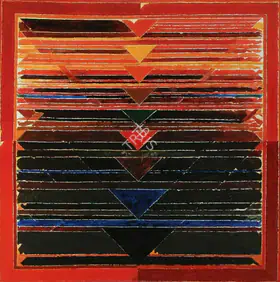 Raza, S.H. (Artist). Yoni Puja, 2002 | Painting