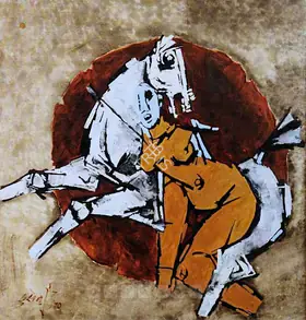 Husain, M.F. (Artist). Untitled, 1970 | Painting