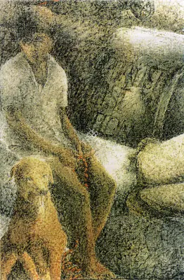 Navjot (Artist). Hope II (Detail Of Diptych), n.d. | Painting