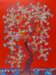 Shyam, Venkat (Artist). Untitled (Gond Art), n.d. | Painting
