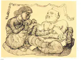 Chowdhury, Jogen (Artist). Untitled, n.d. | Drawing