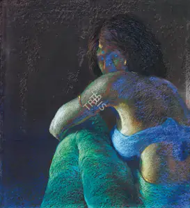 Bhattacharjee, Bikash (Artist). Untitled, 1991 | Drawing