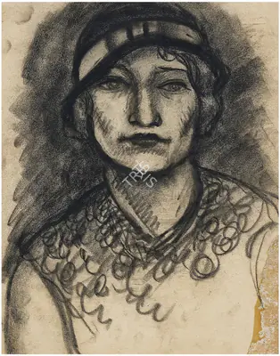 Sher-Gil, Amrita (Artist). Portrait, c.1931 | Painting
