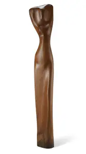 Chaudhuri, Sankho (Artist). Untitled (Standing Woman), circa early 1970s | Sculpture