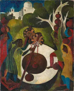 Raiba, A.A. (Artist). The Well, n.d. | Painting