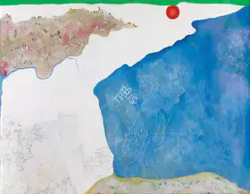 Samant, Mohan (Artist). Picnic at Paradise Island, 1985-1986 | Painting