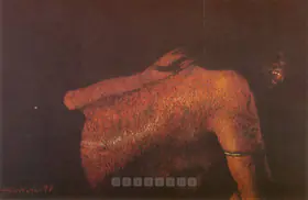 Bhattacharjee, Bikash (Artist). Nude, 1997 | Painting