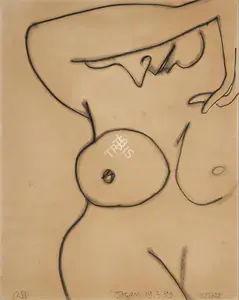 Chowdhury, Jogen (Artist). Woman: VII, 1995 | Painting