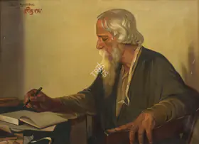 Amarasekara, Abraham C.G.S. (Artist). Portrait of Tagore, 1934 | Painting