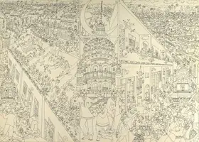 Patel, Shailesh (Artist). Mahoram -Tajiya, 2004-2005 | Drawing
