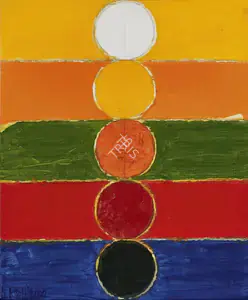 Raza, S.H. (Artist). Pancha-Tatava, 2000 | Painting
