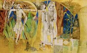 Bandopadhyay, Ramananda (Artist). Untitled, 1989 | Painting