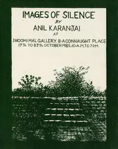 Karanjai, Anil (Artist). Images of Silence by Anil Karanjai, 1985 | Solo Exhibition Catalogue | 00808028