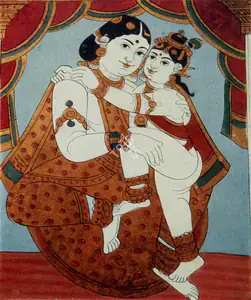 Unknown (Artist). Mother & Child, n.d. | Painting