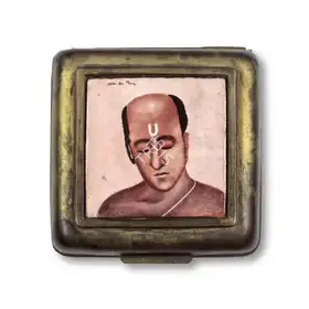 Menon, Anjolie Ela (Artist). Untitled (Sadhu), n.d. | Painting